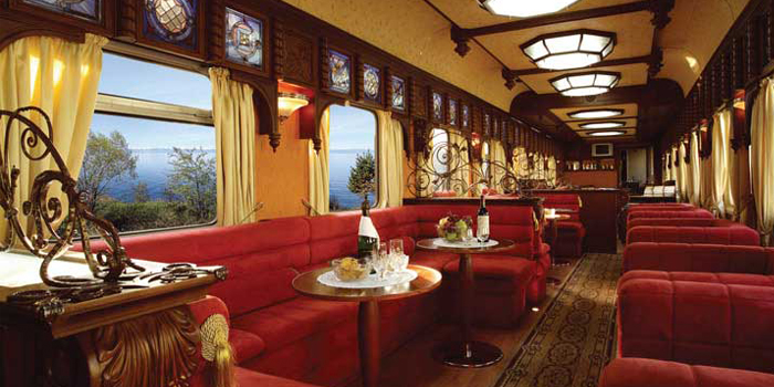 Tren Golden Eagle Express: Salón
