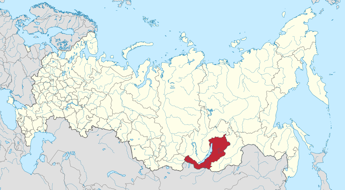 Mapa Ulán Udé, Rusia